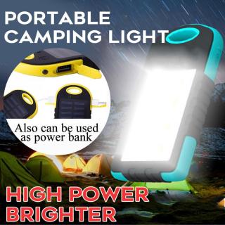 Solar Power Bank Double USB Solar Charger External Battery With LED Po_1